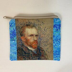 Vincent Van Gogh Coin / Cosmetic / Card / Phone Purse - New - 6.5 in. x 5.5 in.